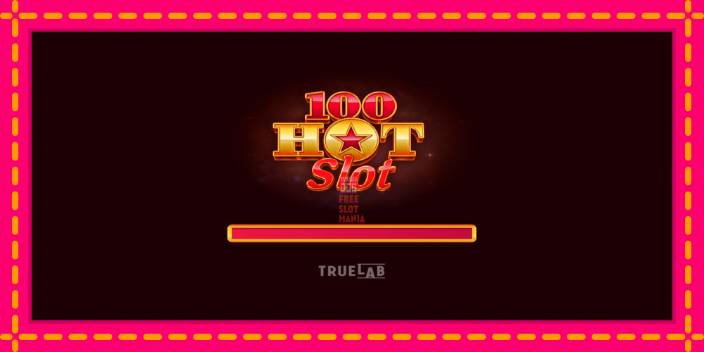 Automat 100 Hot Slot z jasną grafiką, zdjęcie 1