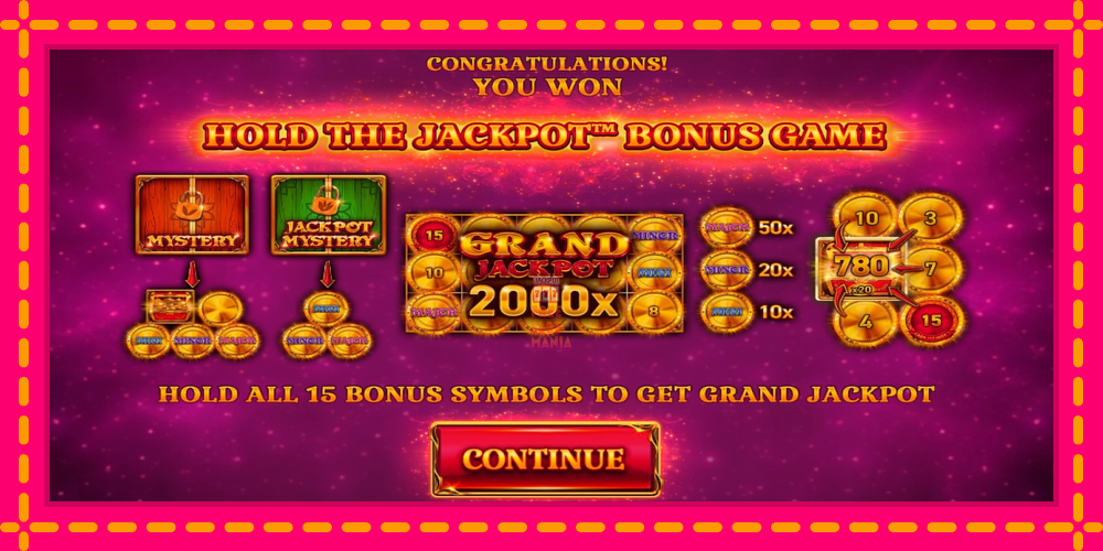 Automat 15 Coins Grand Gold Edition Halloween Jackpot z jasną grafiką, zdjęcie 3