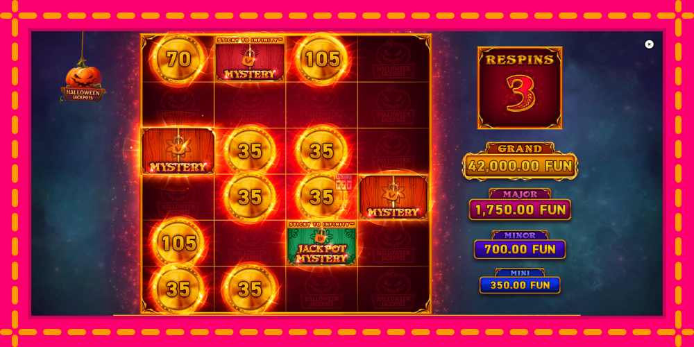 Automat 24 Coins Halloween Jackpots z jasną grafiką, zdjęcie 5