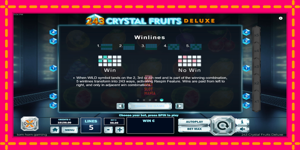 Automat 243 Crystal Fruits Deluxe z jasną grafiką, zdjęcie 7