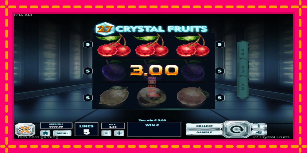 Automat 27 Crystal Fruits z jasną grafiką, zdjęcie 3