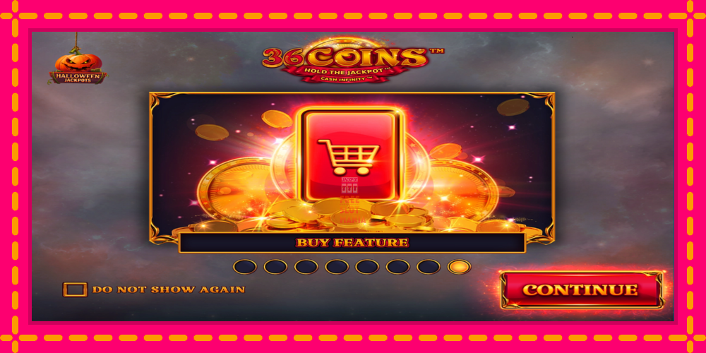 Automat 36 Coins Halloween Jackpots z jasną grafiką, zdjęcie 1