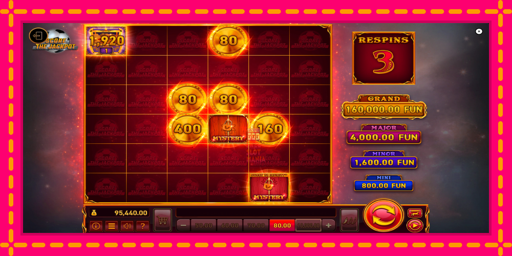 Automat 36 Coins Score The Jackpot z jasną grafiką, zdjęcie 4