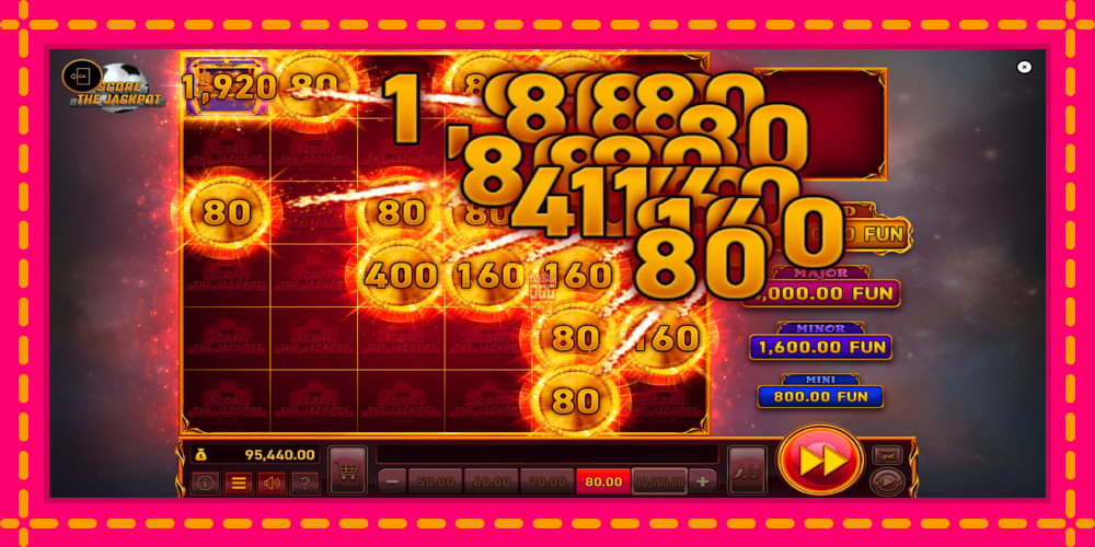 Automat 36 Coins Score The Jackpot z jasną grafiką, zdjęcie 5