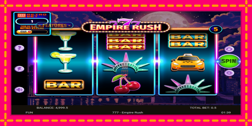 Automat 777 Empire Rush z jasną grafiką, zdjęcie 2