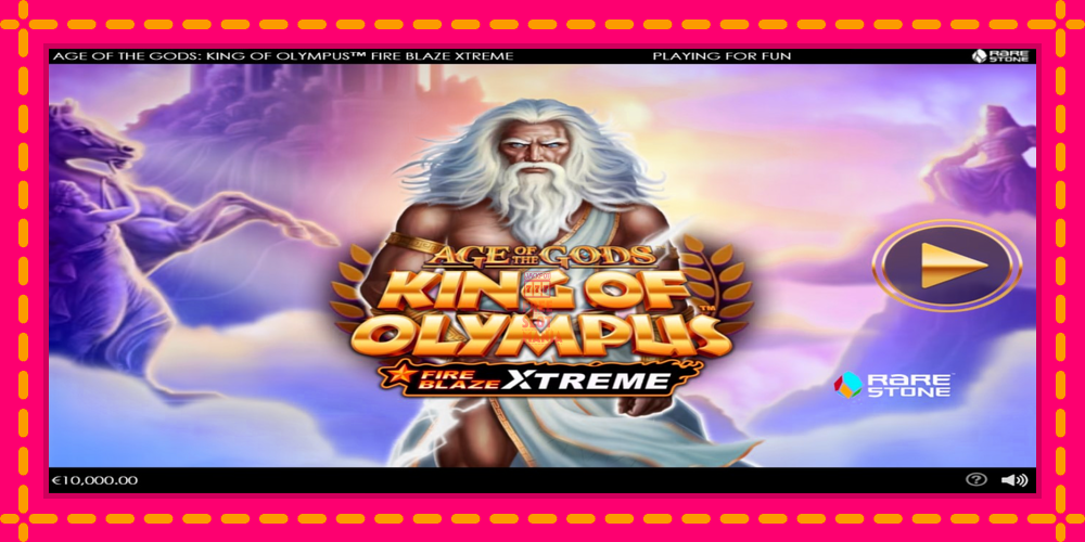 Automat Age of the Gods: King of Olympus Fire Blaze Xtreme z jasną grafiką, zdjęcie 1