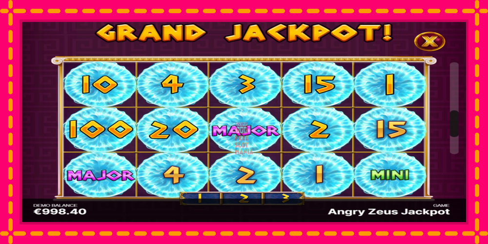 Automat Angry Zeus Jackpot z jasną grafiką, zdjęcie 7