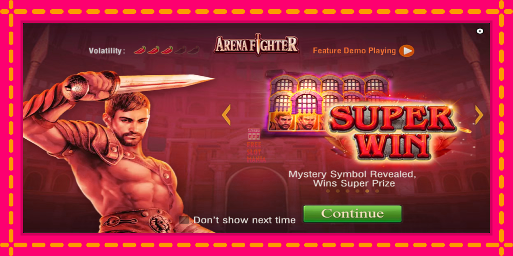 Automat Arena Fighter z jasną grafiką, zdjęcie 1