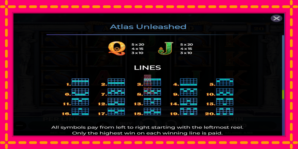 Automat Atlas Unleashed z jasną grafiką, zdjęcie 7