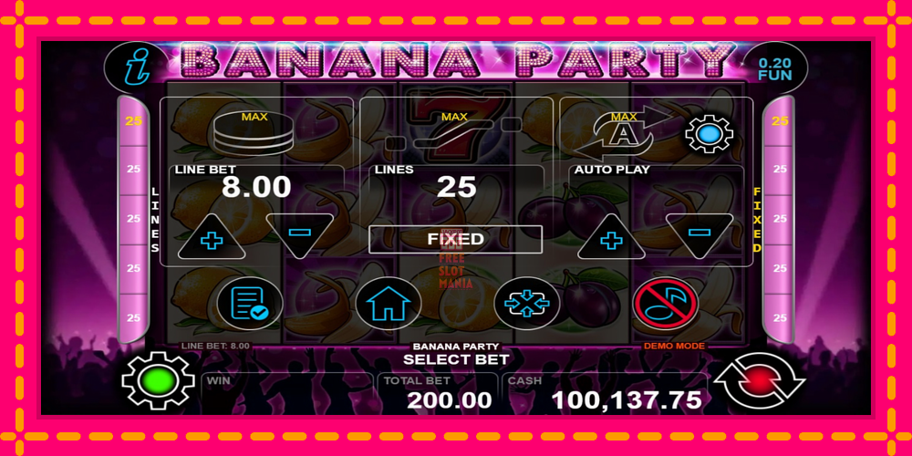 Automat Banana Party z jasną grafiką, zdjęcie 4