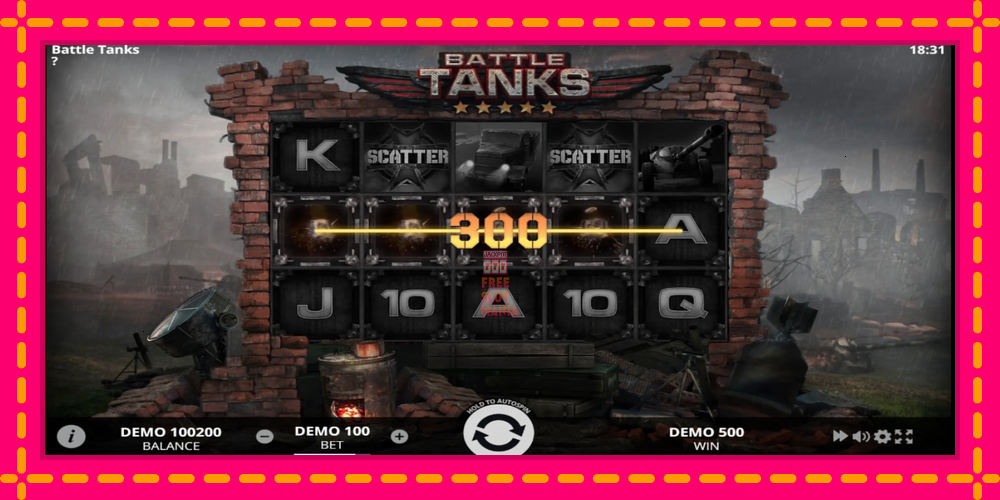 Automat Battle Tanks z jasną grafiką, zdjęcie 3