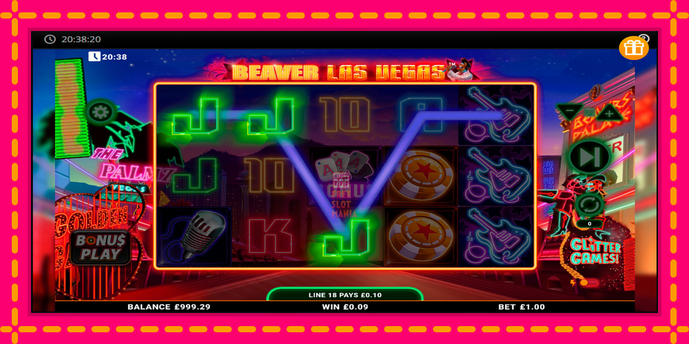 Automat Beaver Las Vegas z jasną grafiką, zdjęcie 3