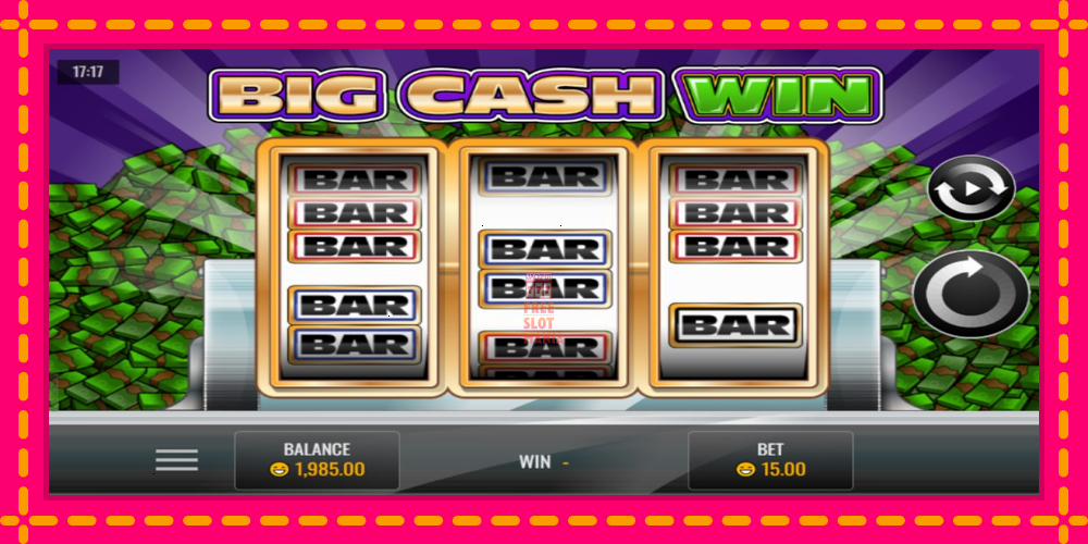 Automat Big Cash Win z jasną grafiką, zdjęcie 1