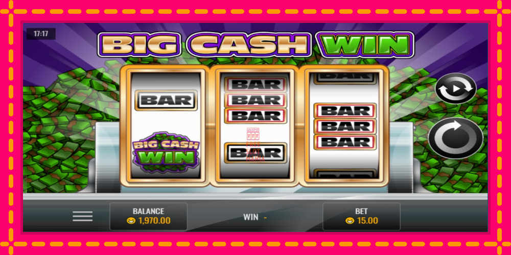 Automat Big Cash Win z jasną grafiką, zdjęcie 2