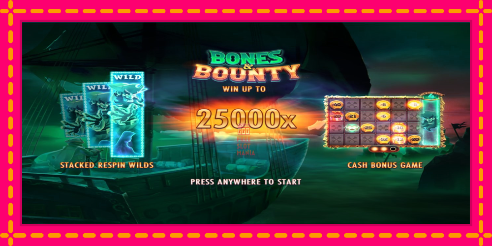 Automat Bones & Bounty z jasną grafiką, zdjęcie 1