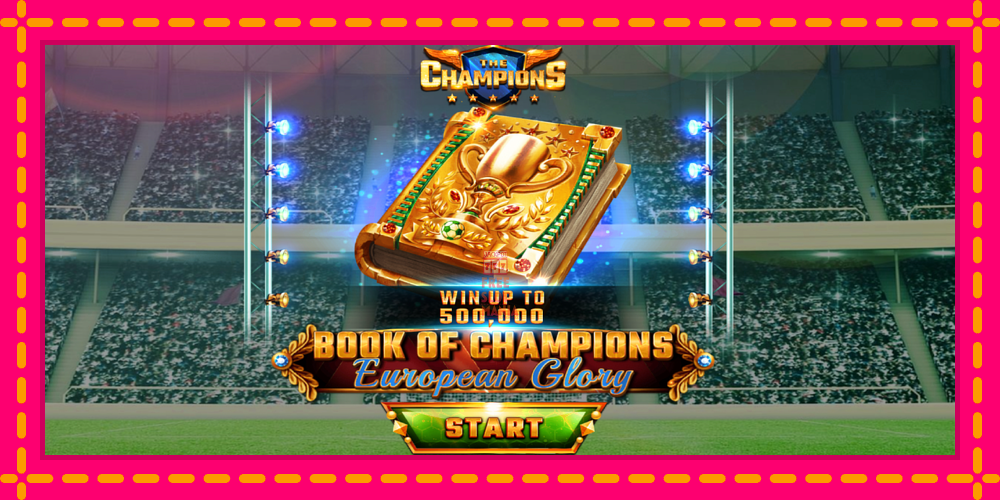 Automat Book of Champions - European Glory z jasną grafiką, zdjęcie 1