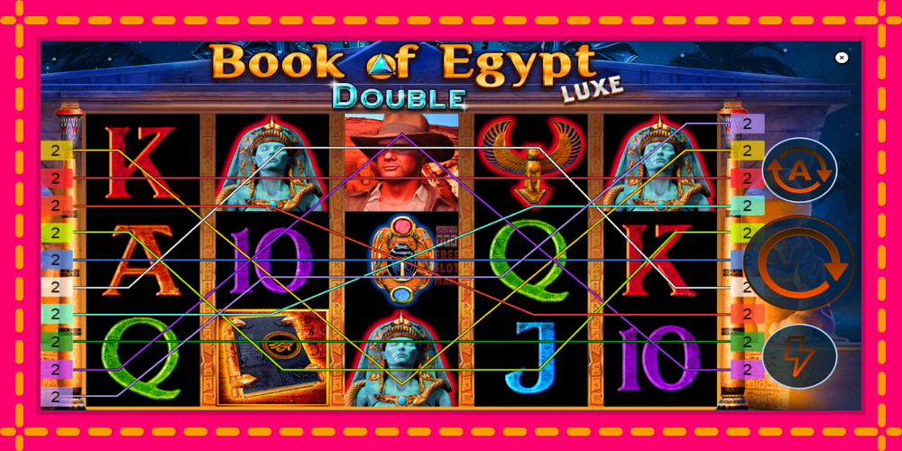 Automat Book of Egypt Double Luxe z jasną grafiką, zdjęcie 1