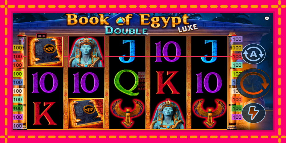 Automat Book of Egypt Double Luxe z jasną grafiką, zdjęcie 2