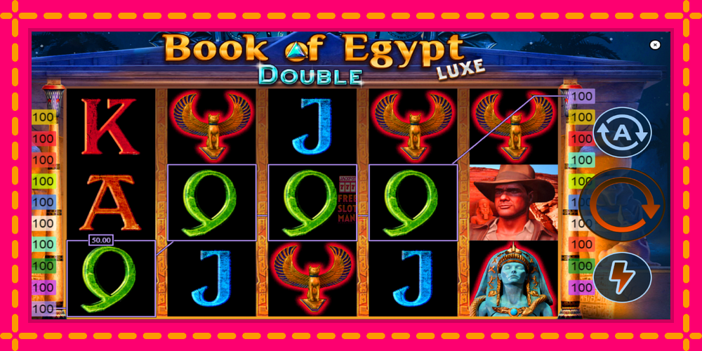 Automat Book of Egypt Double Luxe z jasną grafiką, zdjęcie 4