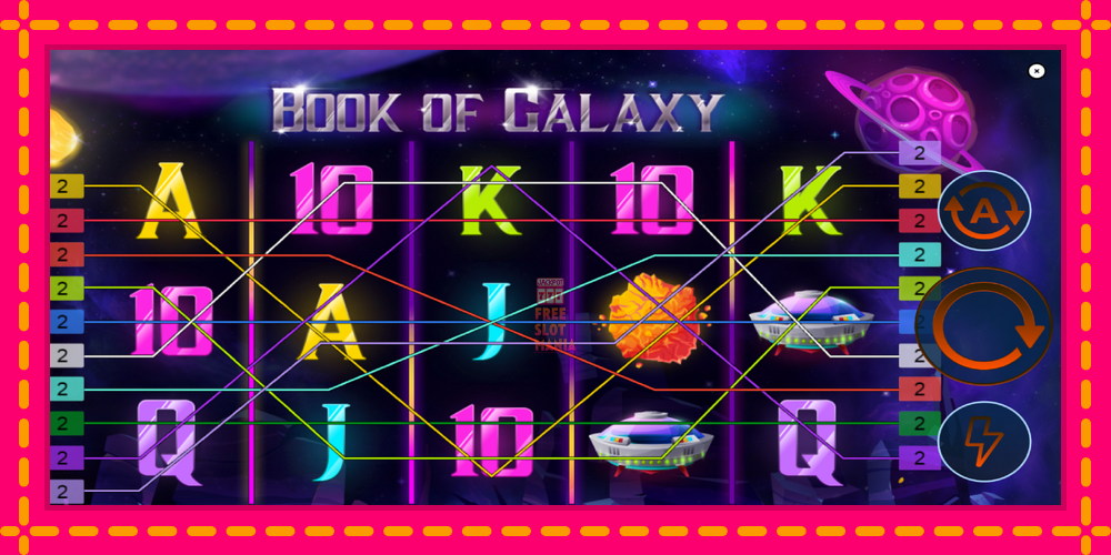 Automat Book of Galaxy z jasną grafiką, zdjęcie 2