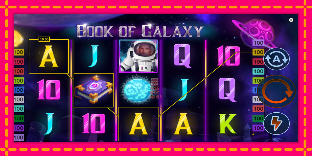 Automat Book of Galaxy z jasną grafiką, zdjęcie 3