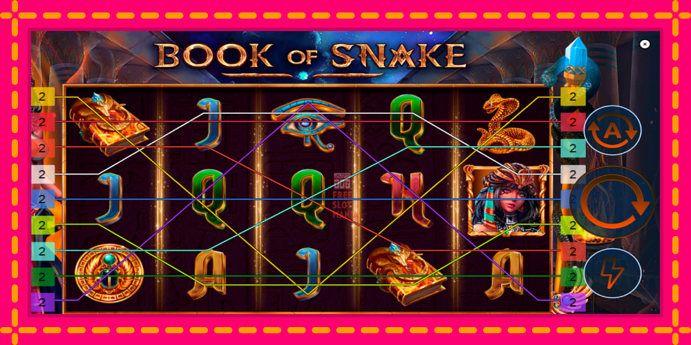 Automat Book of Snake z jasną grafiką, zdjęcie 2