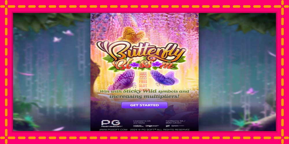 Automat Butterfly Blossom z jasną grafiką, zdjęcie 1