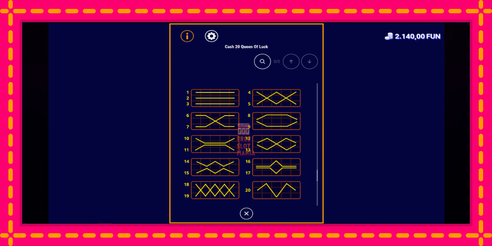 Automat Cash 20 Queen of Luck z jasną grafiką, zdjęcie 7