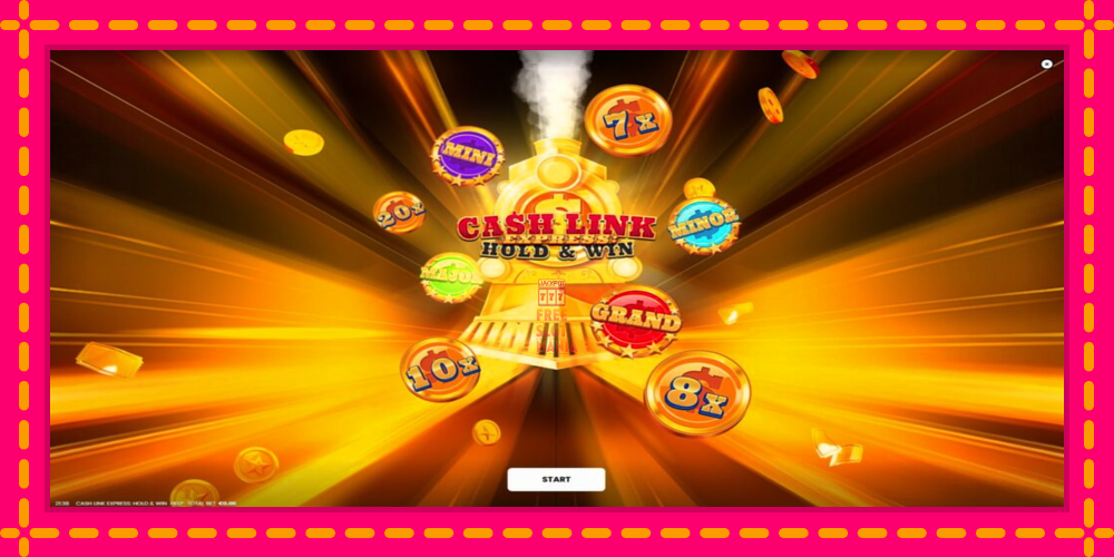 Automat Cash Link Express: Hold & Win z jasną grafiką, zdjęcie 1