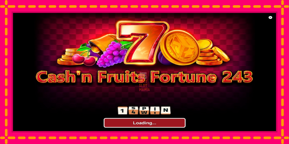 Automat Cashn Fruits Fortune 243 z jasną grafiką, zdjęcie 1