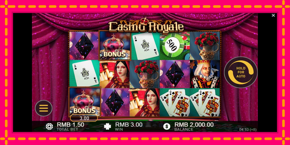 Automat Casino Royale z jasną grafiką, zdjęcie 1