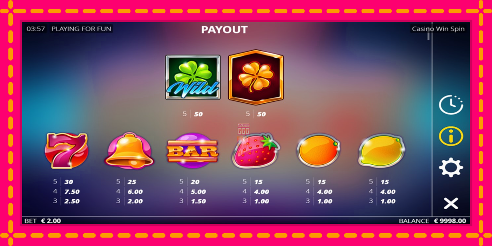 Automat Casino Win Spin z jasną grafiką, zdjęcie 4