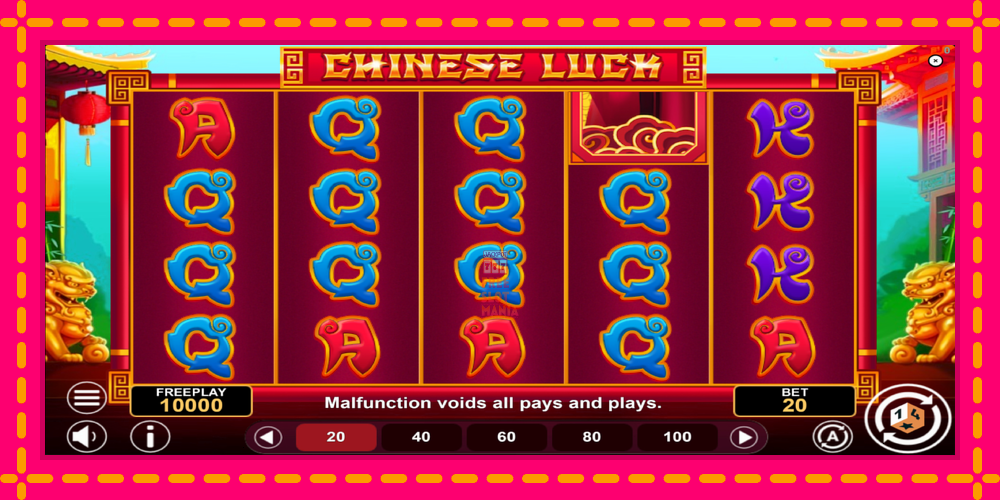 Automat Chinese Luck z jasną grafiką, zdjęcie 2