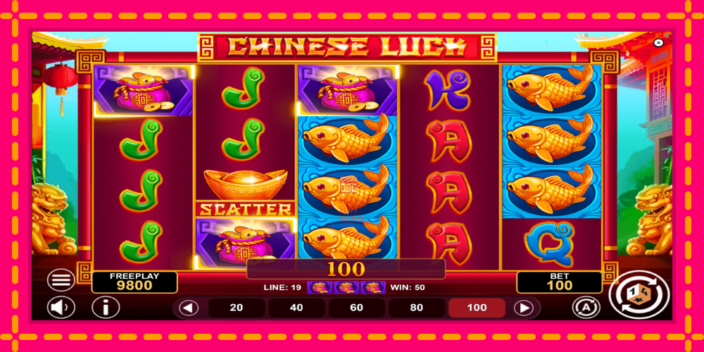 Automat Chinese Luck z jasną grafiką, zdjęcie 3