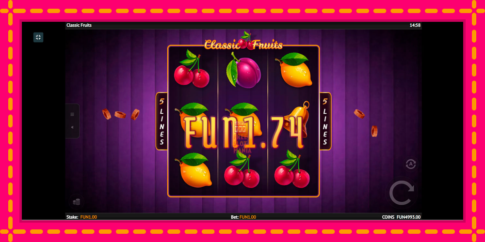 Automat Classic Fruit z jasną grafiką, zdjęcie 2