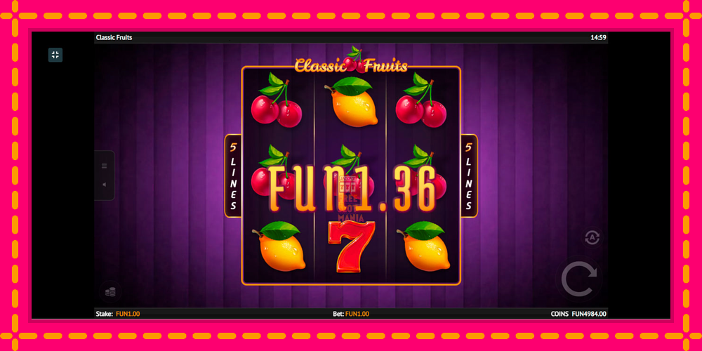 Automat Classic Fruit z jasną grafiką, zdjęcie 4