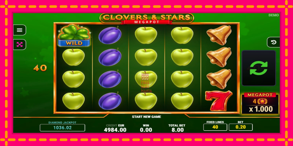 Automat Clovers & Stars z jasną grafiką, zdjęcie 2