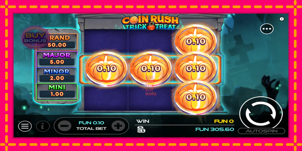 Automat Coin Rush: Trick o Treat z jasną grafiką, zdjęcie 3