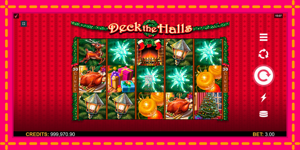 Automat Deck The Halls z jasną grafiką, zdjęcie 1