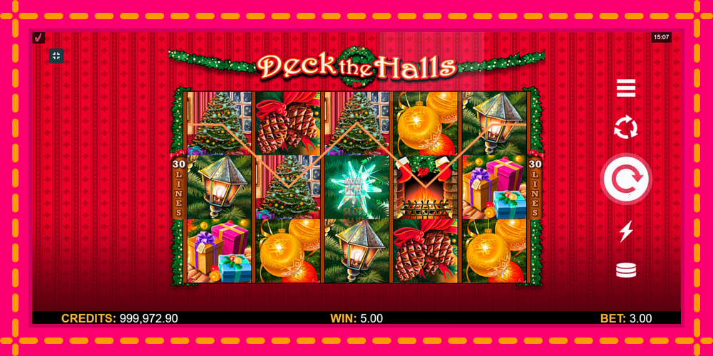 Automat Deck The Halls z jasną grafiką, zdjęcie 2