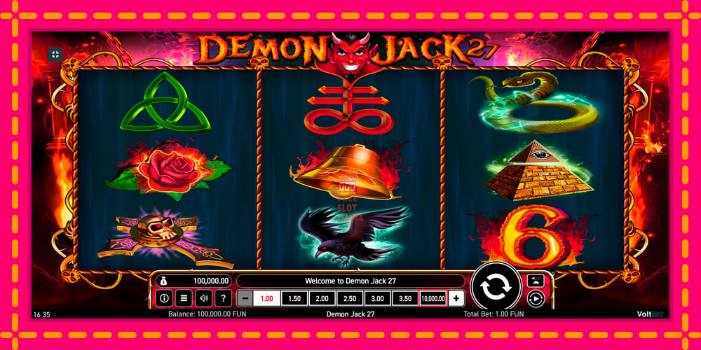 Automat Demon Jack 27 z jasną grafiką, zdjęcie 1