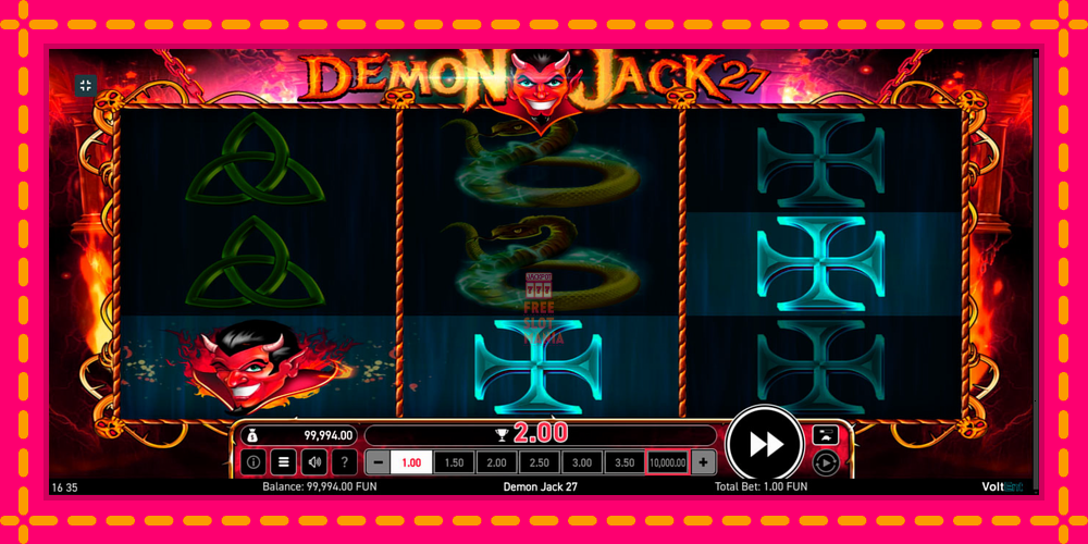 Automat Demon Jack 27 z jasną grafiką, zdjęcie 2