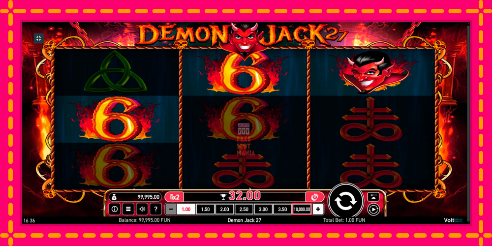 Automat Demon Jack 27 z jasną grafiką, zdjęcie 3