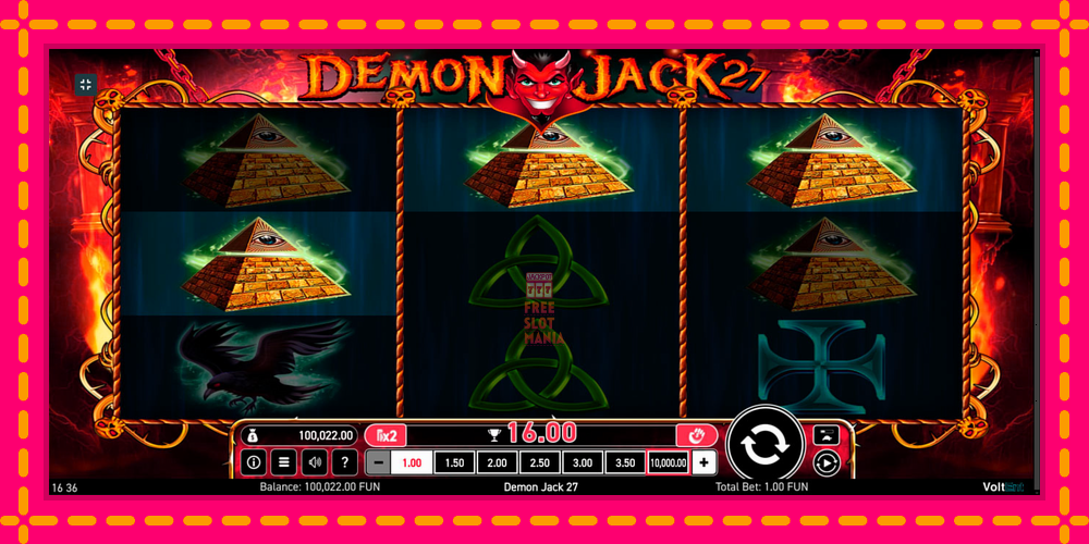 Automat Demon Jack 27 z jasną grafiką, zdjęcie 5