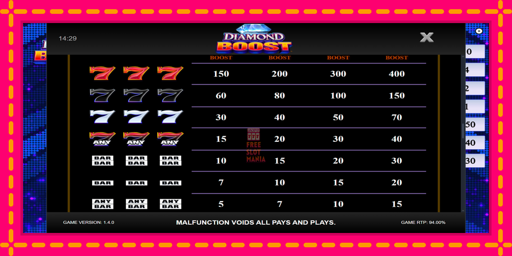 Automat Diamond Boost z jasną grafiką, zdjęcie 7