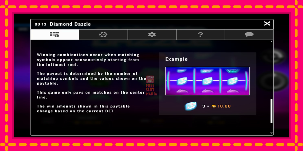 Automat Diamond Dazzle z jasną grafiką, zdjęcie 5