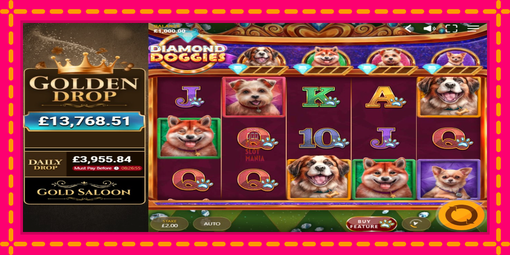 Automat Diamond Doggies z jasną grafiką, zdjęcie 1