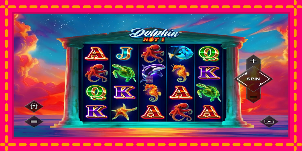 Automat Dolphin Hot 1 z jasną grafiką, zdjęcie 1