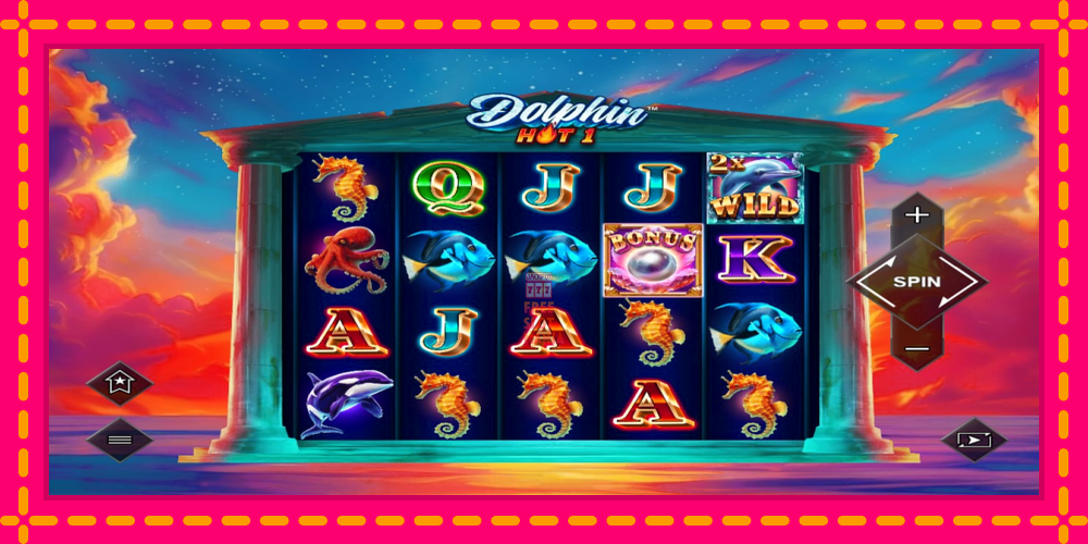 Automat Dolphin Hot 1 z jasną grafiką, zdjęcie 2