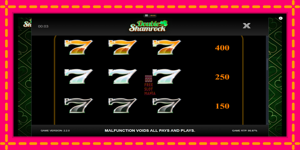 Automat Double Shamrock z jasną grafiką, zdjęcie 6